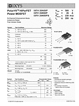 DataSheet IXFV26N50P pdf